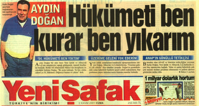 Refahyol'u ben yıktım
