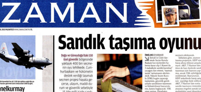 Zaman Gazetesi açık açık PKK'ya çalışıyor!