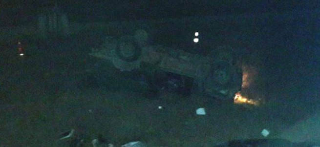 Edirne'de askeri araç devrildi: 1 şehit, 3 yaralı