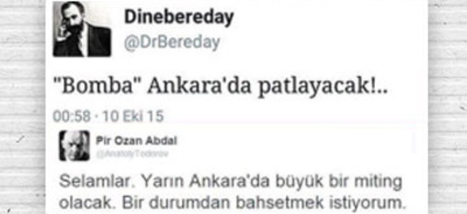 Twitter Ankara saldırısını duyuranların bilgisini vermedi