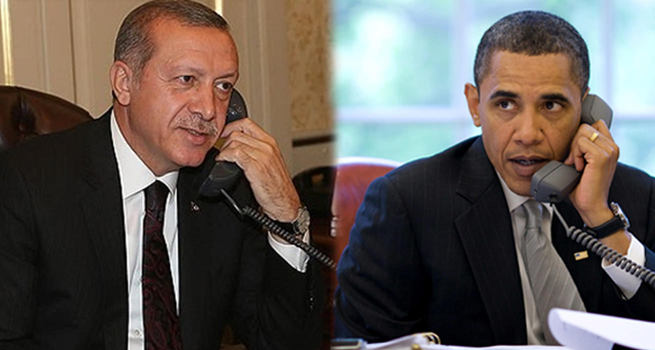 Cumhurbaşkanı Erdoğan, Obama ile görüştü