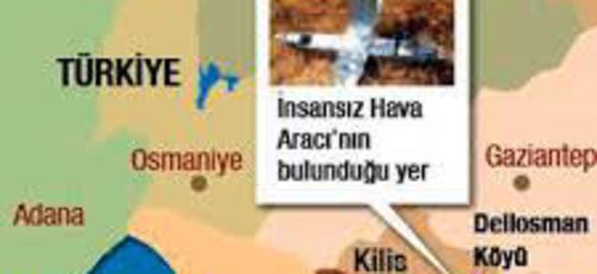 Düşürülen İHA PYD'nin
