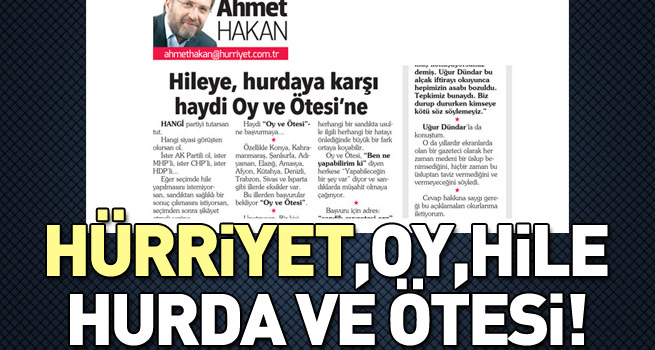 Oy ve Ötesi üzerinden gizli plan!