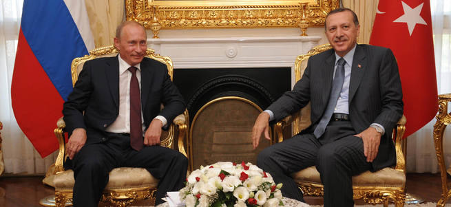 Cumhurbaşkanı Erdoğan, Putin'le görüştü