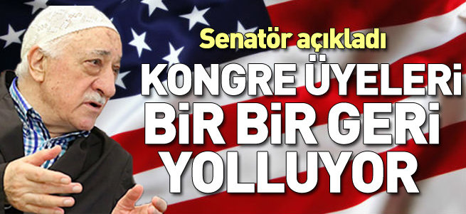 Kongre üyeleri, Gülen'in bağışlarını geri veriyor