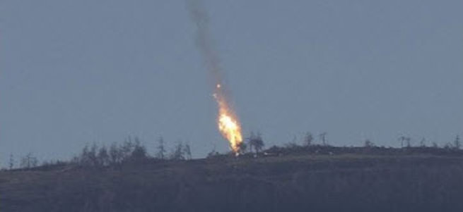 Yaralı Rus pilot Rus hava üssüne götürüldü
