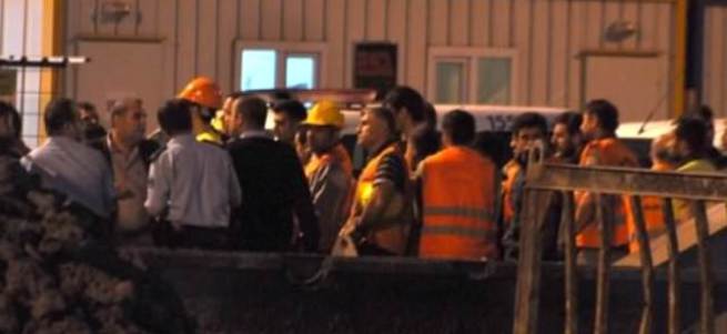 Metro inşaatında feci kaza