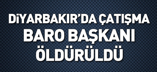 Diyarbakır'da baro açıklaması sırasında çatışma çıktı