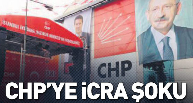 CHP’ye icra şoku