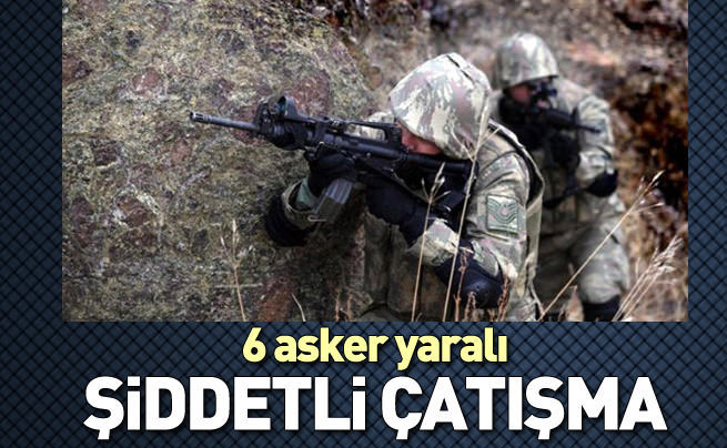Nusaybin'de çatışma: 6 asker yaralı