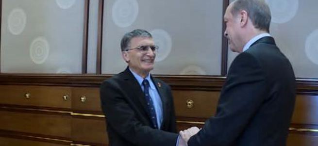 Cumhurbaşkanı Erdoğan, Aziz Sancar'ı kabul etti