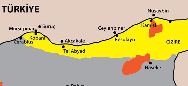 Kandil hattı kesildi lojistik Kobani'den