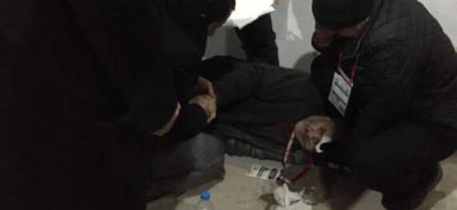 Hakemlerin ulaştırma görevlisi sara nöbeti geçirdi