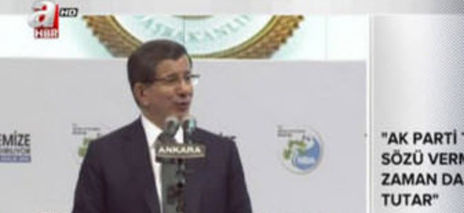 Başbakan Davutoğlu konuştu