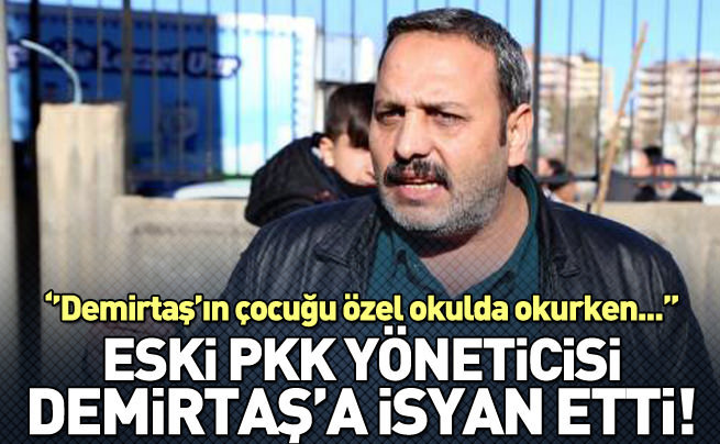 Eski PKK yöneticisi Demirtaş'a isyan etti