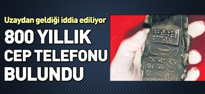 13. yüzyıldan telefon geldi!