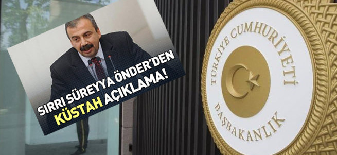 Başbakanlık'tan HDP ile görüşme konusunda açıklama geldi!