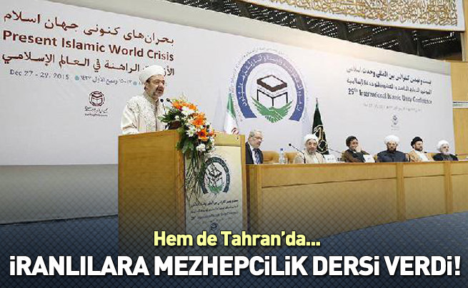 Görmez'den İran'da İslam dünyasına kritik çağrı