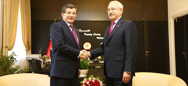 Davutoğlu - Kılıçdaroğlu görüşmesi sona erdi!
