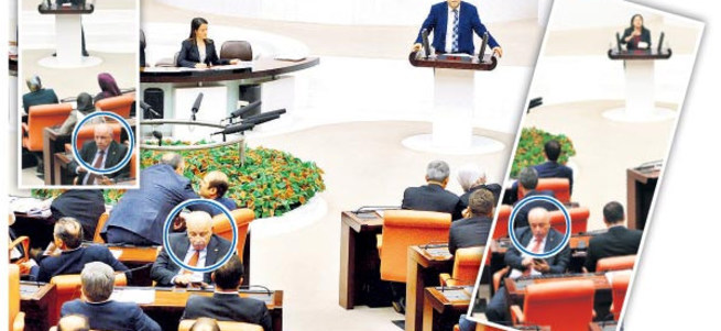 Meclis’te sessiz protesto
