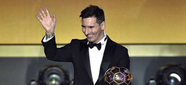 Altın Top 5. kez Messi'nin