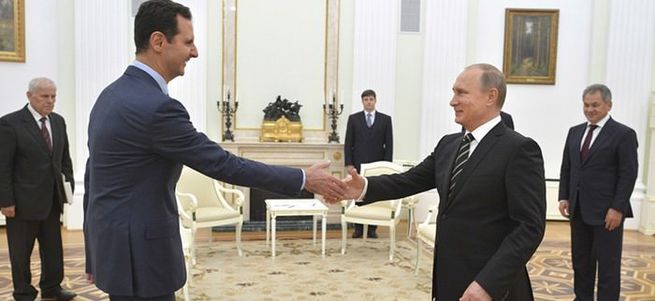 Suriye'nin anahtarını Putin'e verdi