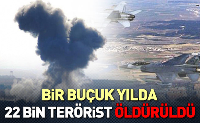22 bin DAEŞ militanı öldürüldü