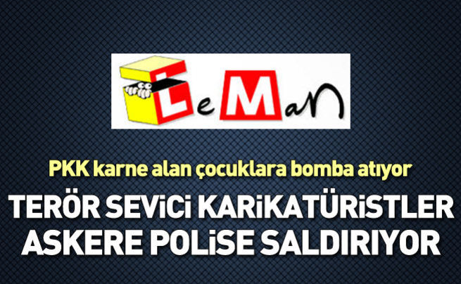 PKK yandaşı Leman!