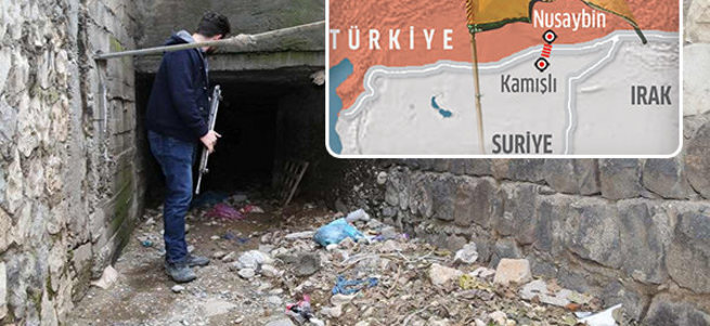 PYD'nin silahları tünellerden geliyor!