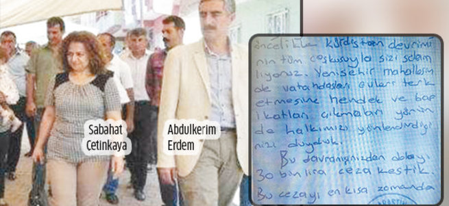 Hendek karşıtlarını haraca bağladılar