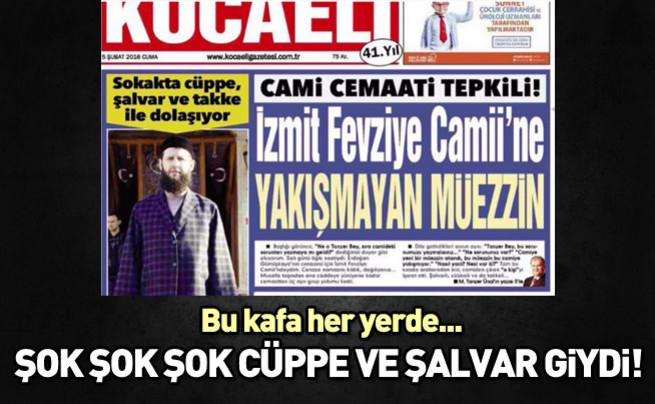 Kocaeli'nde müezzine çirkin saldırı!