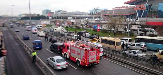 İstanbul'da zincirleme kaza