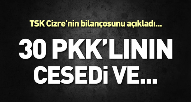 TSK Cizre'nin bilançosunu açıkladı!