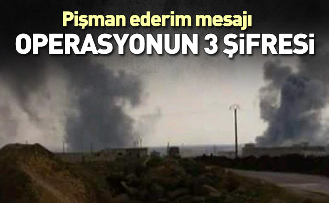 'Pişman ederim' mesajı