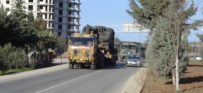 Kilis sınır bölgesine askeri sevkiyat