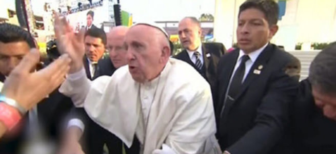 Papa sinir krizi geçirdi!