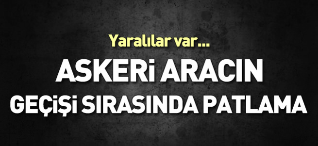 Diyarbakır'da askeri aracın geçisi sırasında patlama
