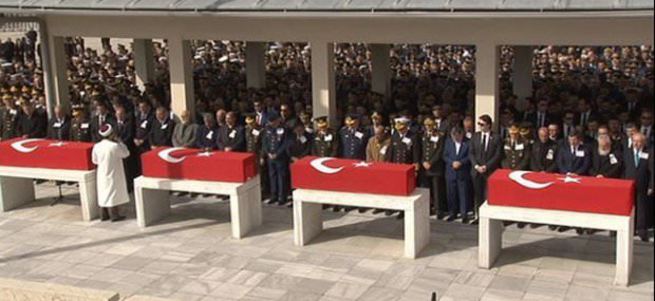 Türkiye şehitlerini uğurladı...