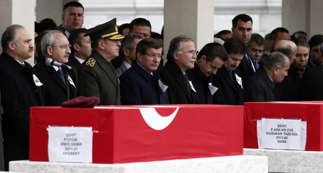 Sur şehitleri Ankara'da son yolculuğuna uğurlandı