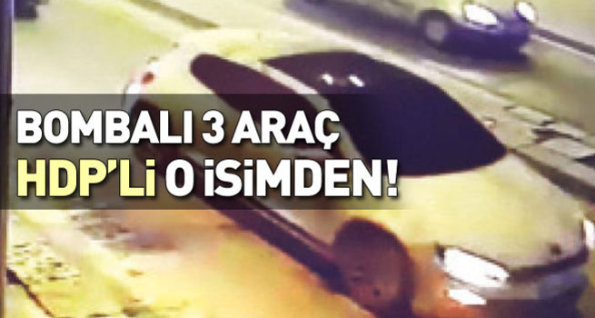 Bombalı araçlarda HDP parmağı