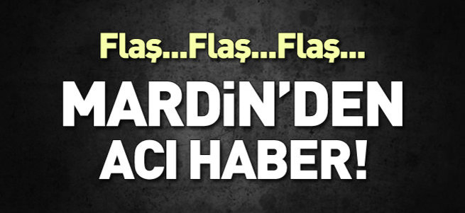Mardin'de polise saldırı: 1 şehit