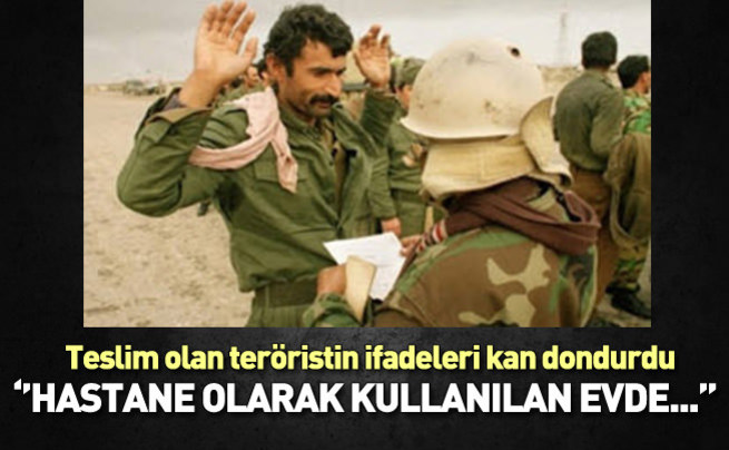 Teslim olan teröristten şok ifadeler