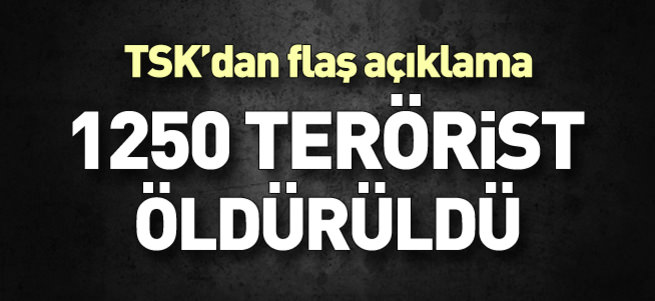Kırsal'daki operasyonda 1250 PKK'lı öldürüldü