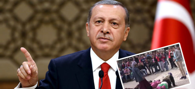 Cumhurbaşkanı o görüntüye sert tepki gösterdi