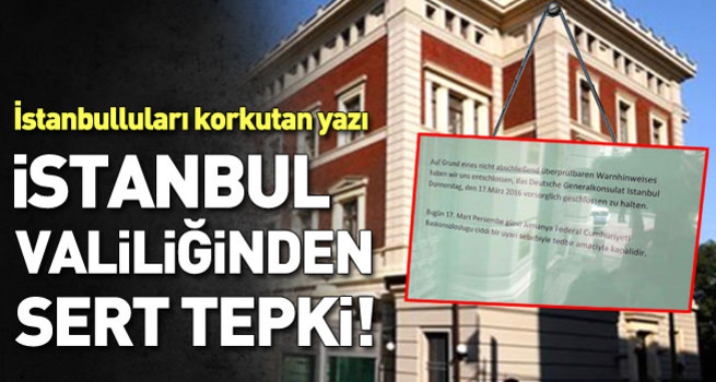 İstanbulluları korkutan yazı