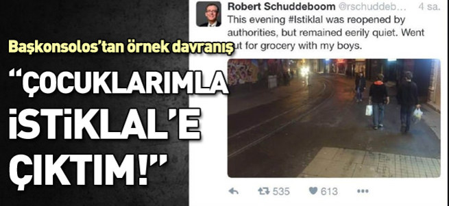 Hollanda Başkonsolosu'undan örnek davranış!