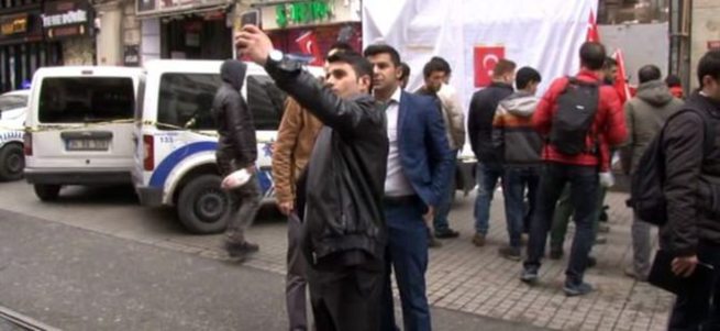 Patlama bölgesinde özçekim derdinde