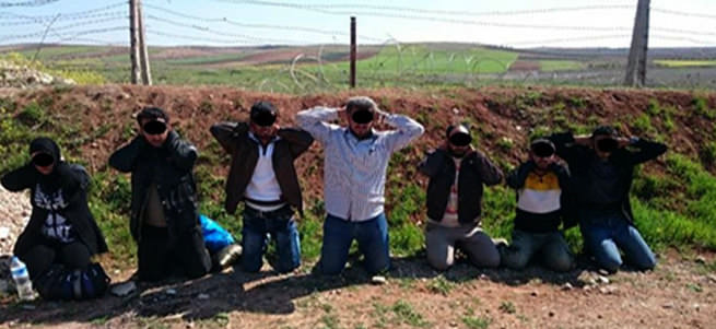 Sınırda DAEŞ'li canlı bomba yakalandı!