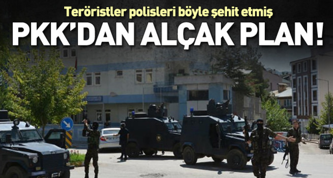 Şırnak'da teröristler polisleri böyle şehit etmiş