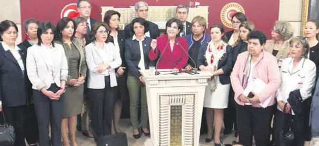 CHP’li kadın vekiller rezalete sahip çıktı